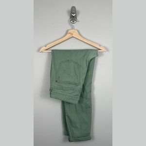 Vintage American Weekend Crop Green Jeans 14/32 NWOT